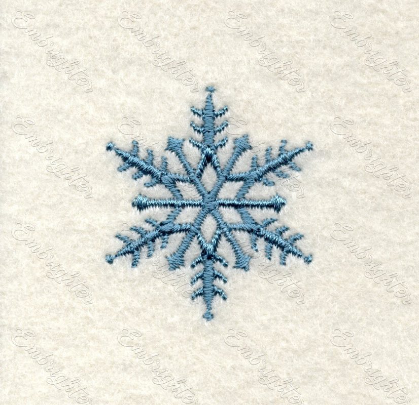 Machine embroidery design. Beautiful snowflake 02, useful for Christmas time.