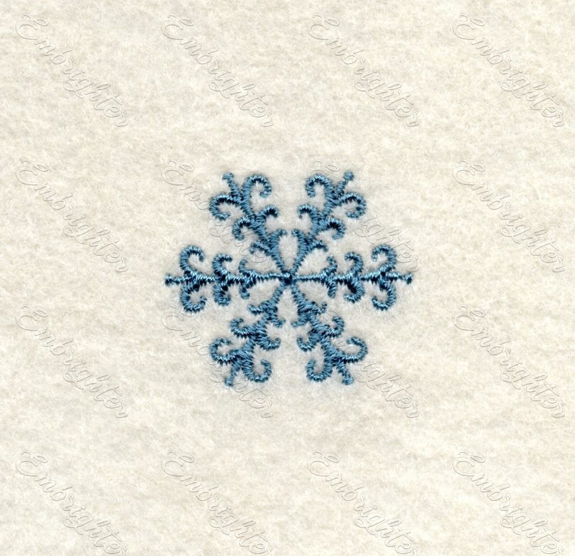Machine embroidery design. Beautiful snowflake 03, useful for Christmas time.