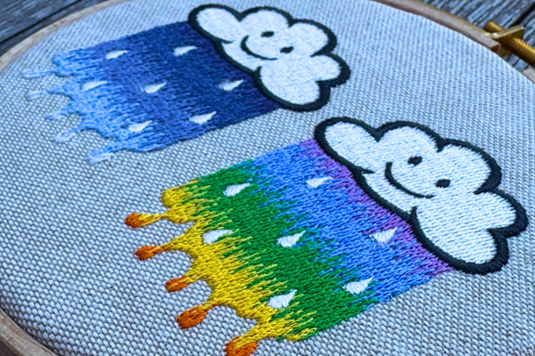 From Software to Stitch: The Art of Gradient Machine Embroidery
