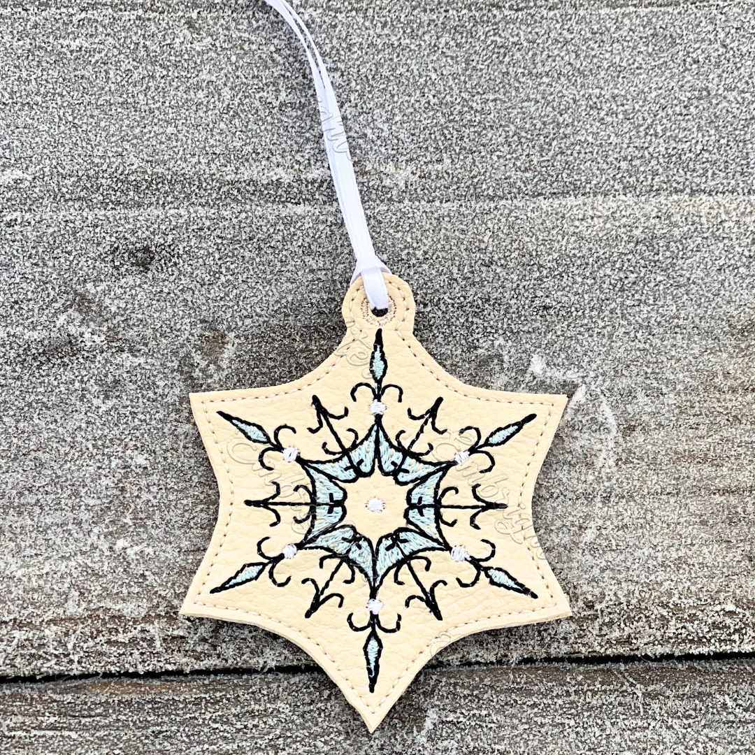 ITH filigree SMALL snowflake embroidery design set – Embrighter