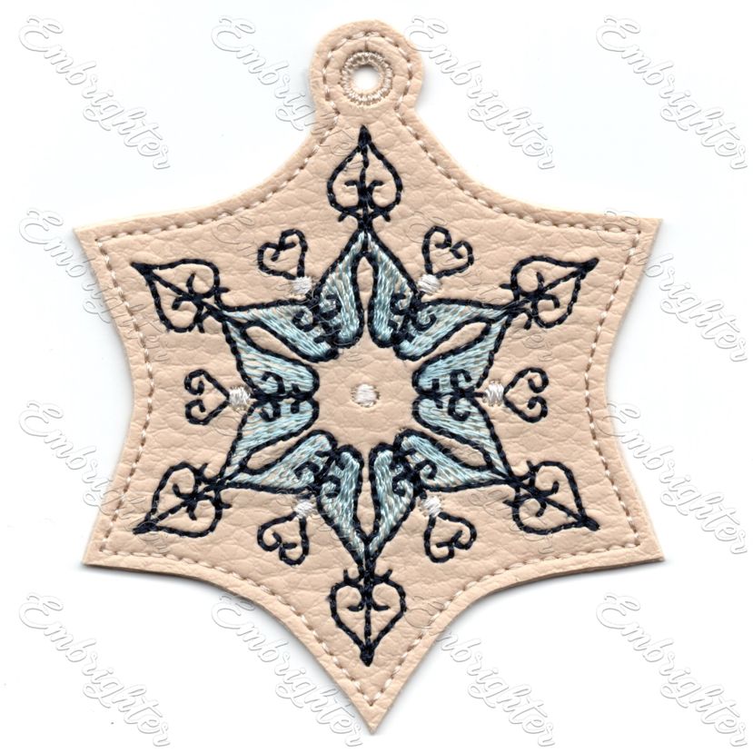 ITH filigree SMALL snowflake embroidery design set – Embrighter
