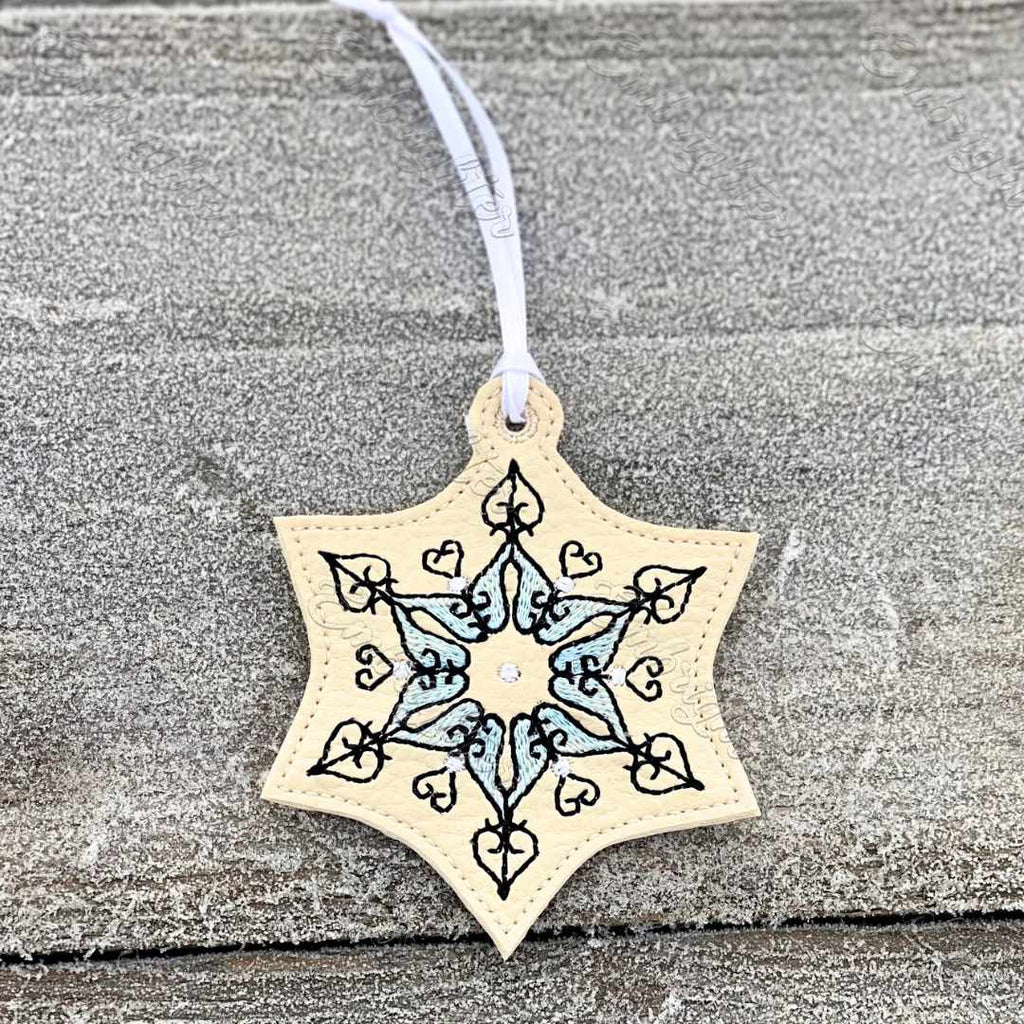 ITH filigree SMALL snowflake embroidery design set – Embrighter