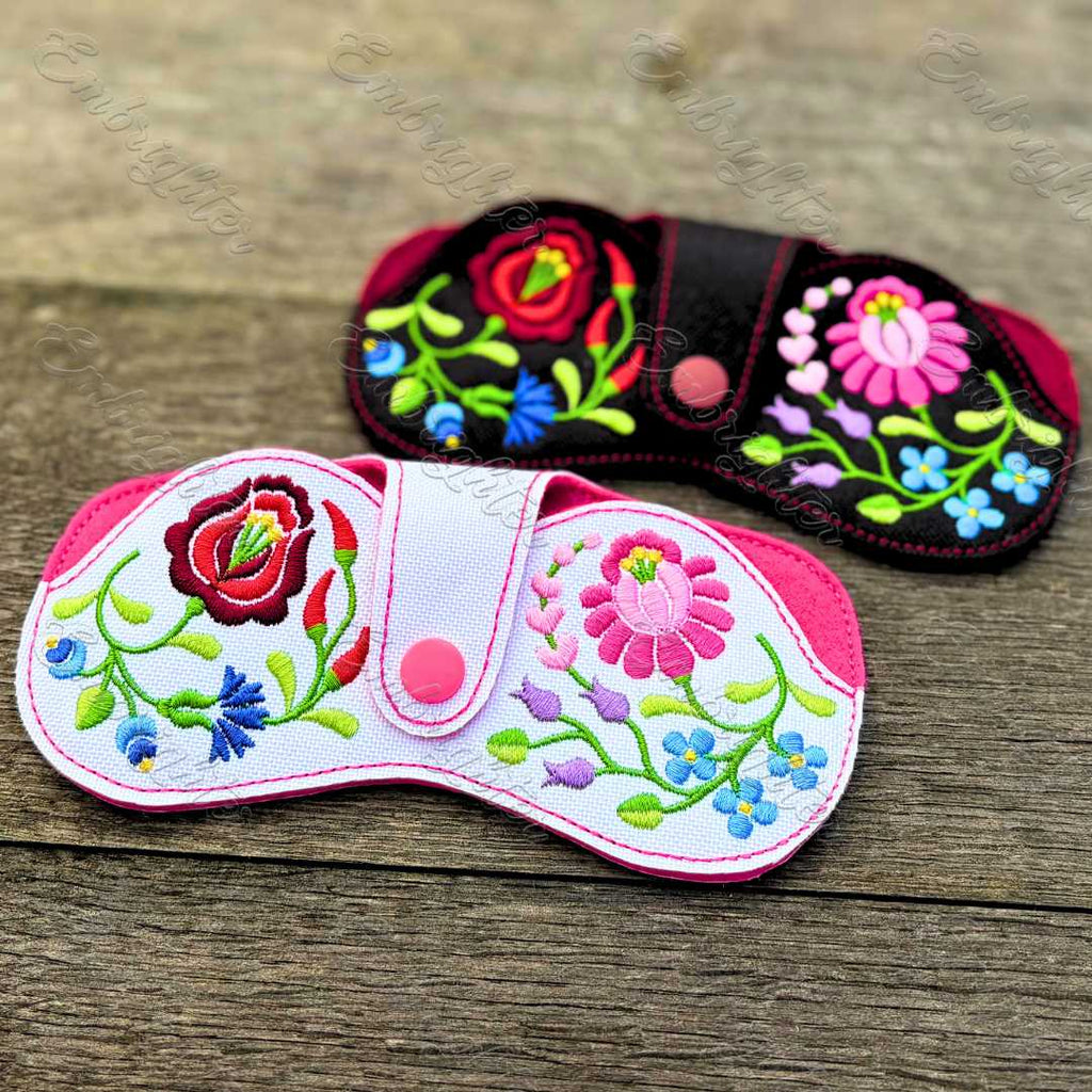 Glasses case ITH embroidery design – Kalocsa