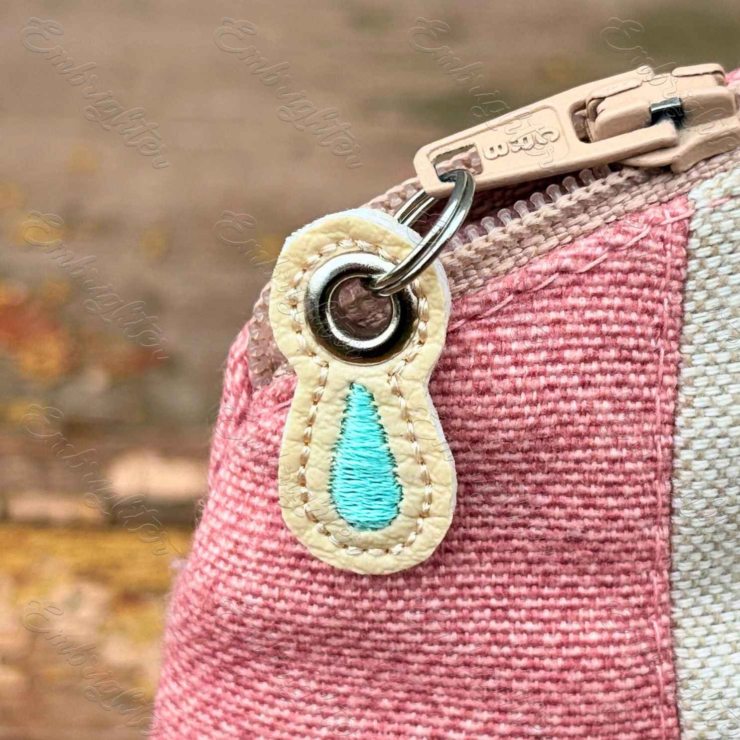 Little Zipper Pull ITH Embroidery Design Set – Embrighter