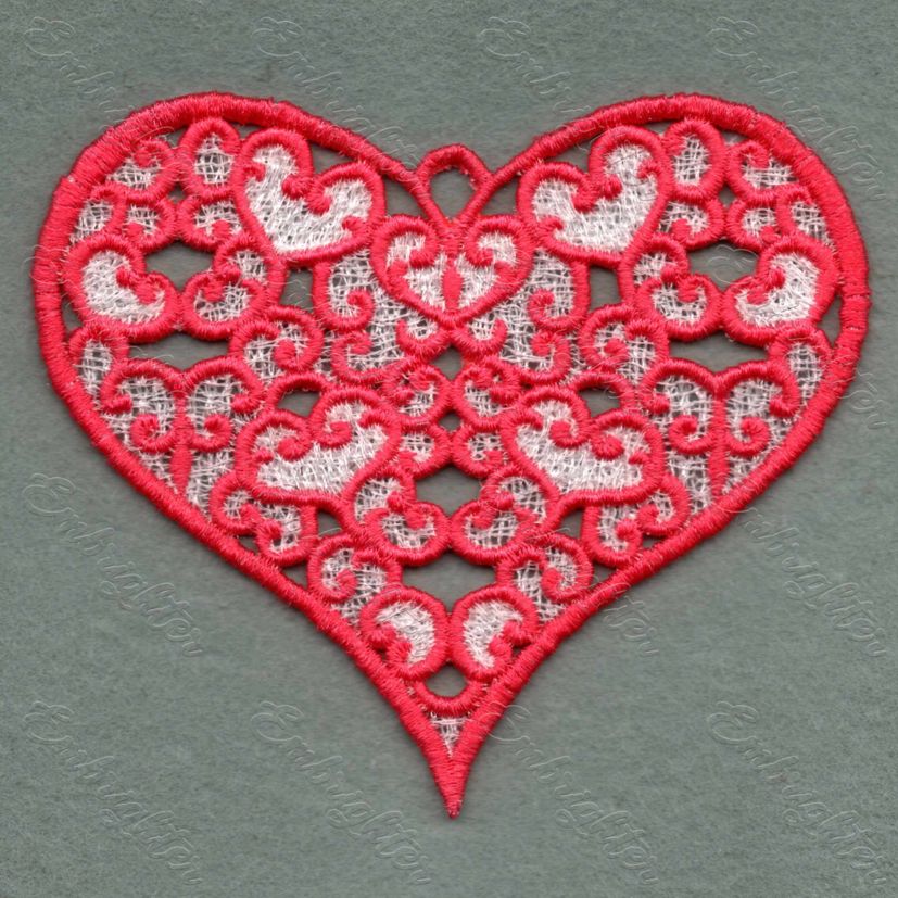 FSL Heart Duo machine embroidery designs – Embrighter