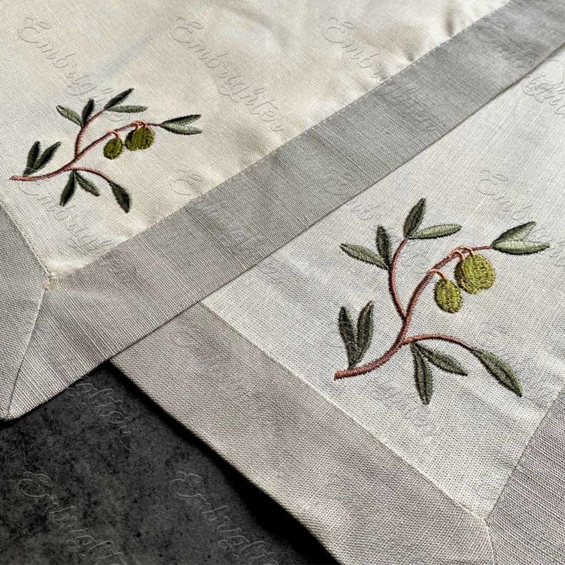 olive branch small and large embroidery design embrighter