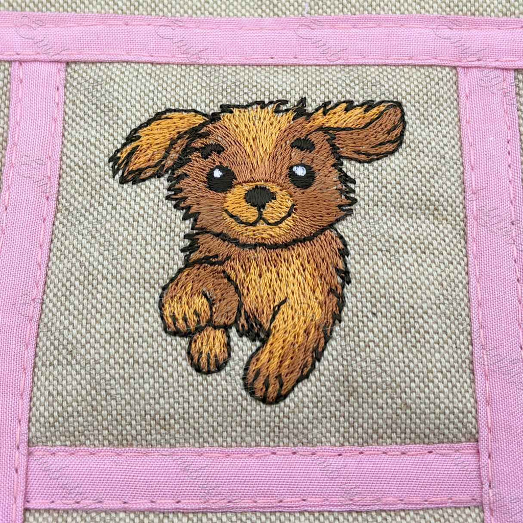 Scampering Dog embroidery design