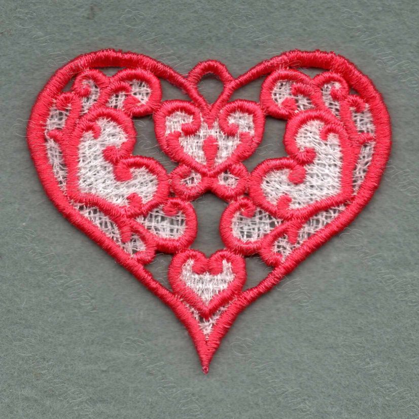 Heart Embroider FSL Heart Duo machine embroidery designs – Embrighter