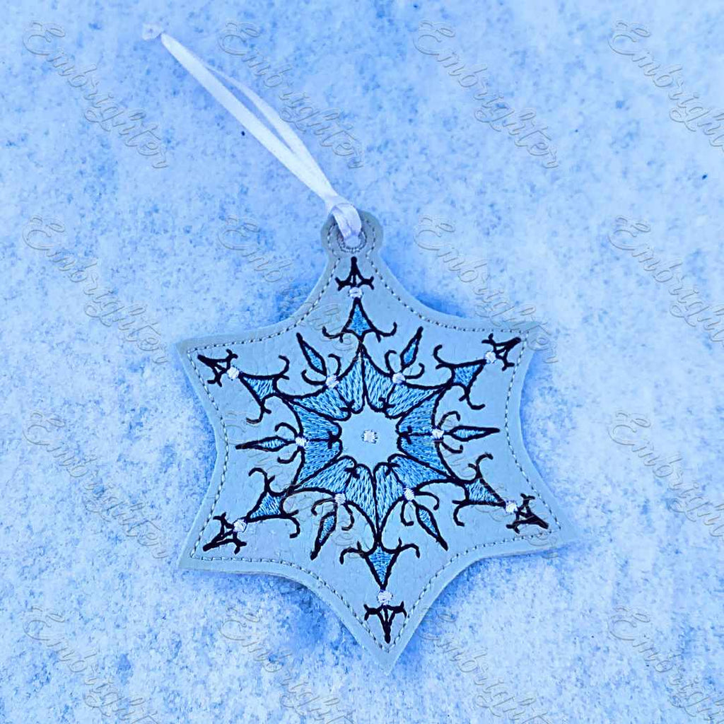 ITH filigree snowflake 01 embroidery design