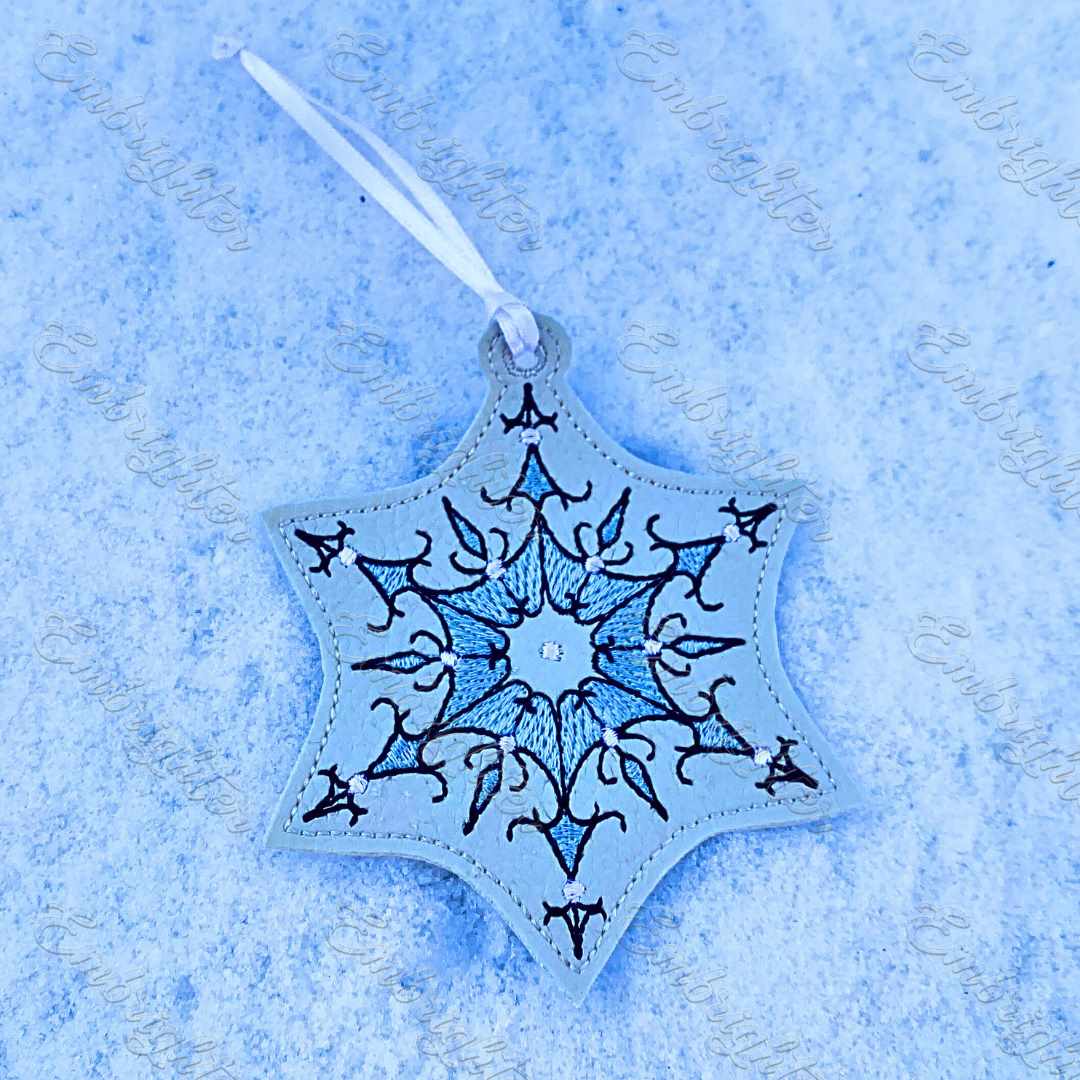 ITH filigree snowflake embroidery design set – Embrighter