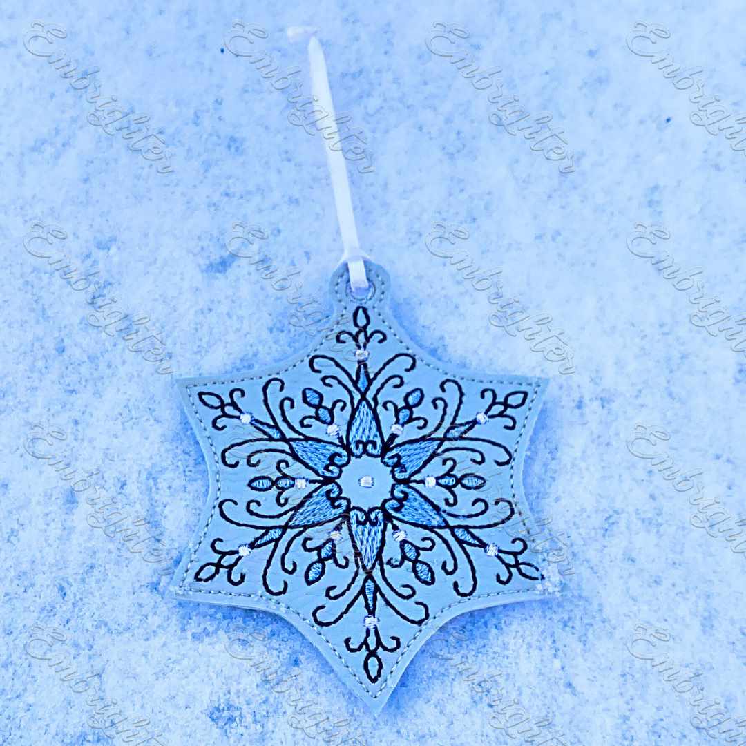 ITH filigree snowflake embroidery design set – Embrighter