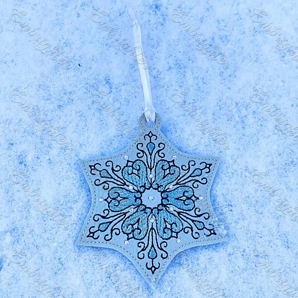ITH filigree snowflake 04 embroidery design