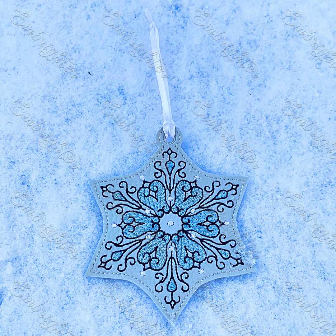 ITH filigree snowflake embroidery design set – Embrighter