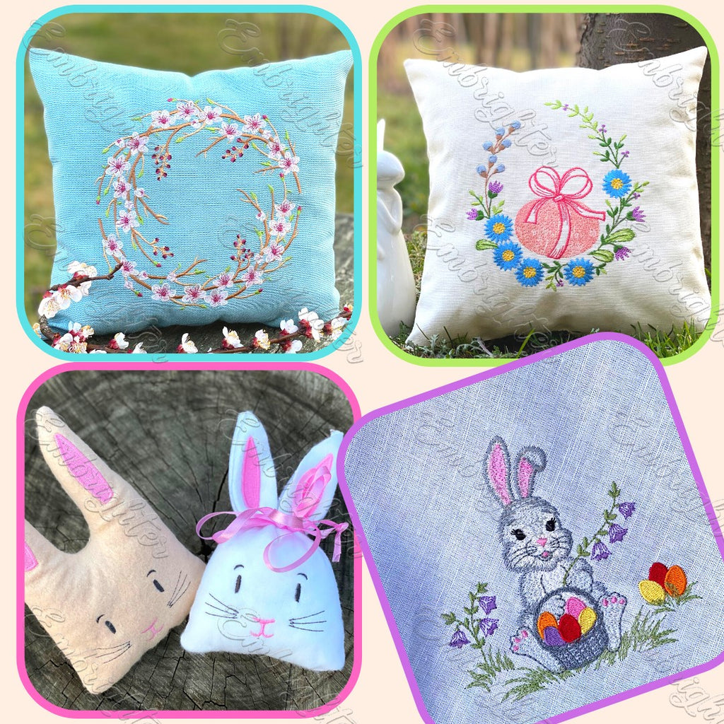 easter embroidery design set