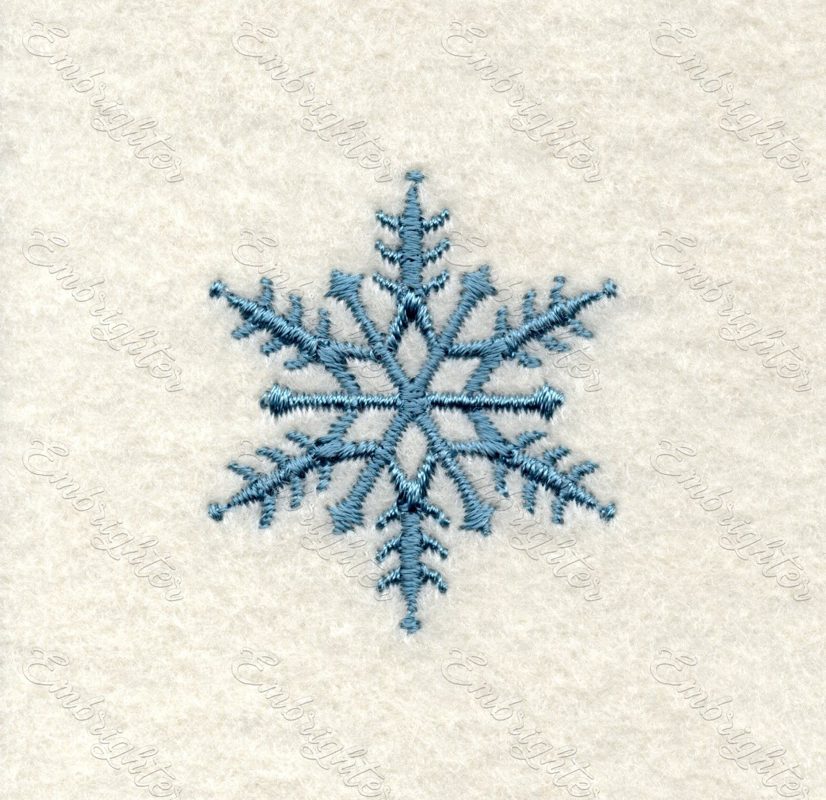 Machine embroidery design. Beautiful snowflake 02, useful for Christmas time. 