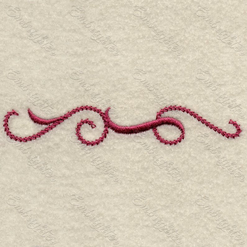 Machine embroidery design. Lovely chain stitched border pattern. Useful for all occasions and ceremonies.
