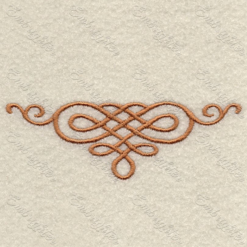 Wickerwork border machine embroidery design. Beautiful, elegant wicker pattern. Can be used for wedding embroidery, towel embroidery, other decoration. 