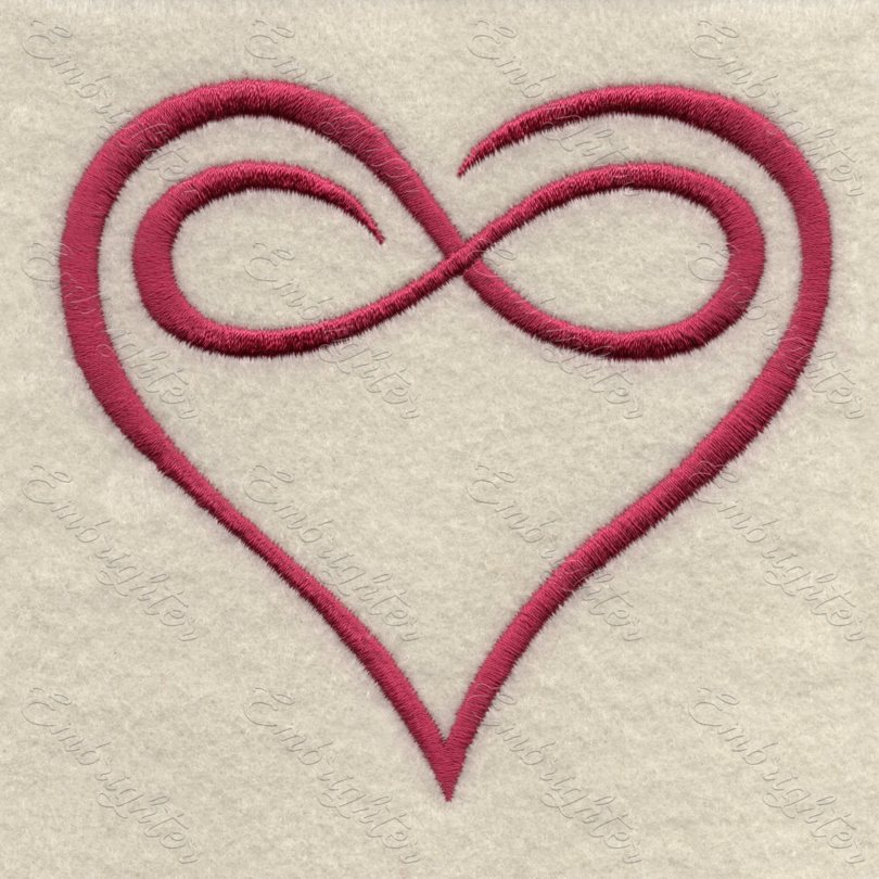 Embroidery design - Eternal love heart by Embrighter