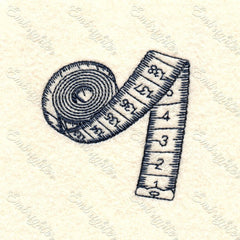 Line drawing sewing tools embroidery design set – Embrighter