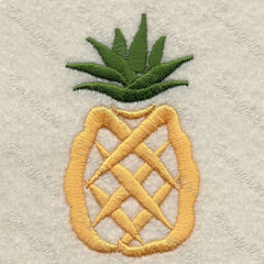 Fruit Ninja Pineapple machine embroidery design fill stitch 