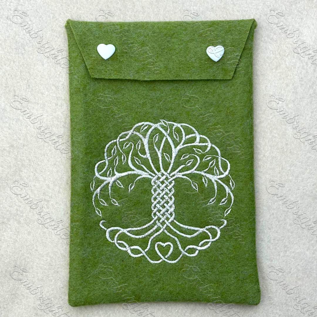 Tree of life embroidery design available in two sizes